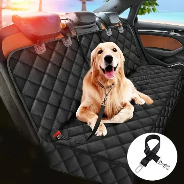Waterproof Dog Car Seat Cover – Non Slip Back Seat Protector